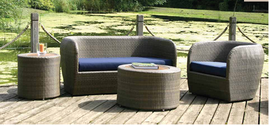 Luxury Curved Wicker Conversation Set