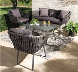 Modern Outdoor Rope Woven Sofa Set