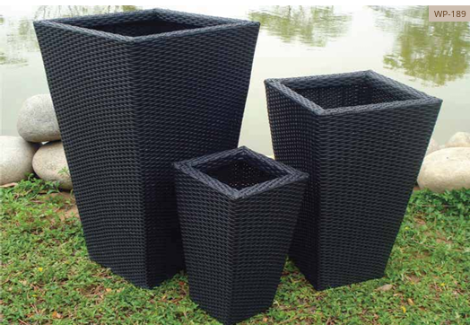 Woven Square Flower Pots