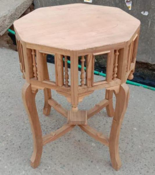 8-Corner Wooden Table